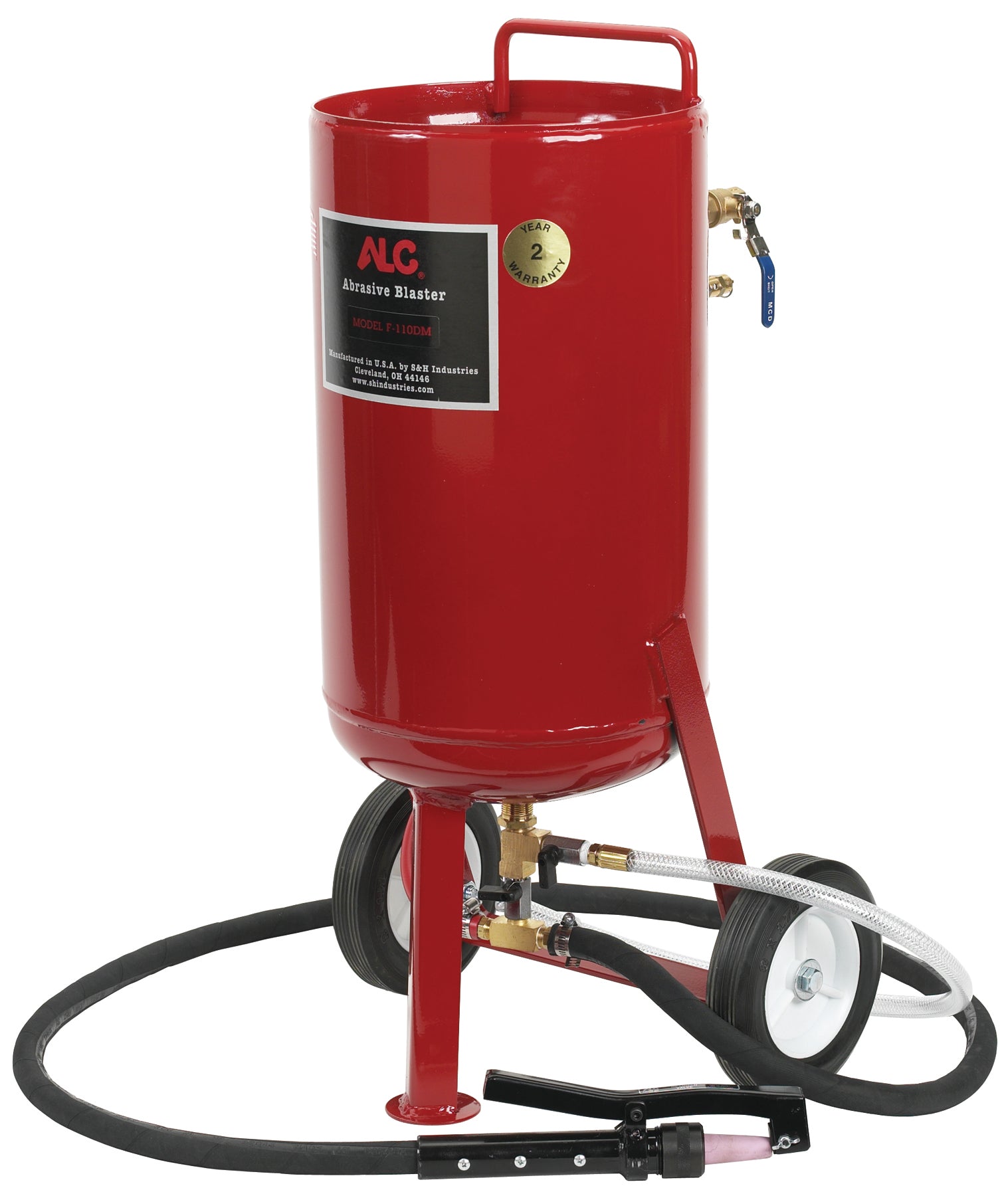 ALC 110 lb Pressure Blaster Kit and the Soda Blaster Attachment
