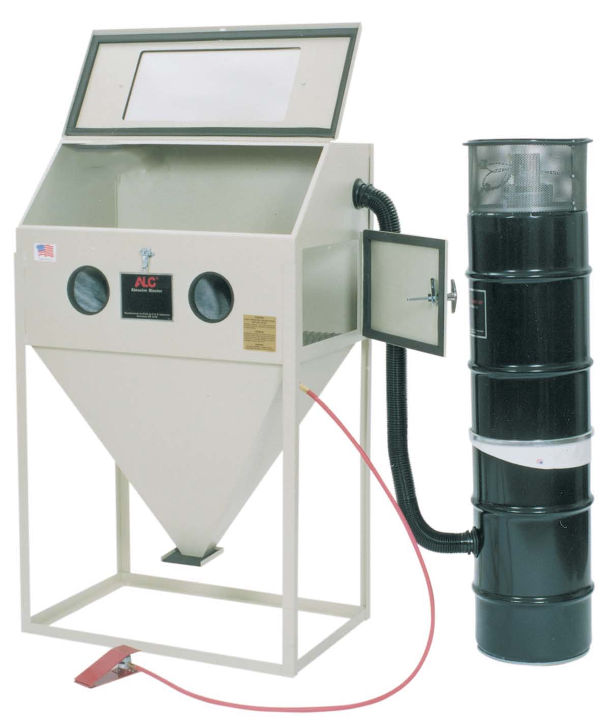 ALC 40403L - 36 inch Wide abrasive blast cabinet with LED light