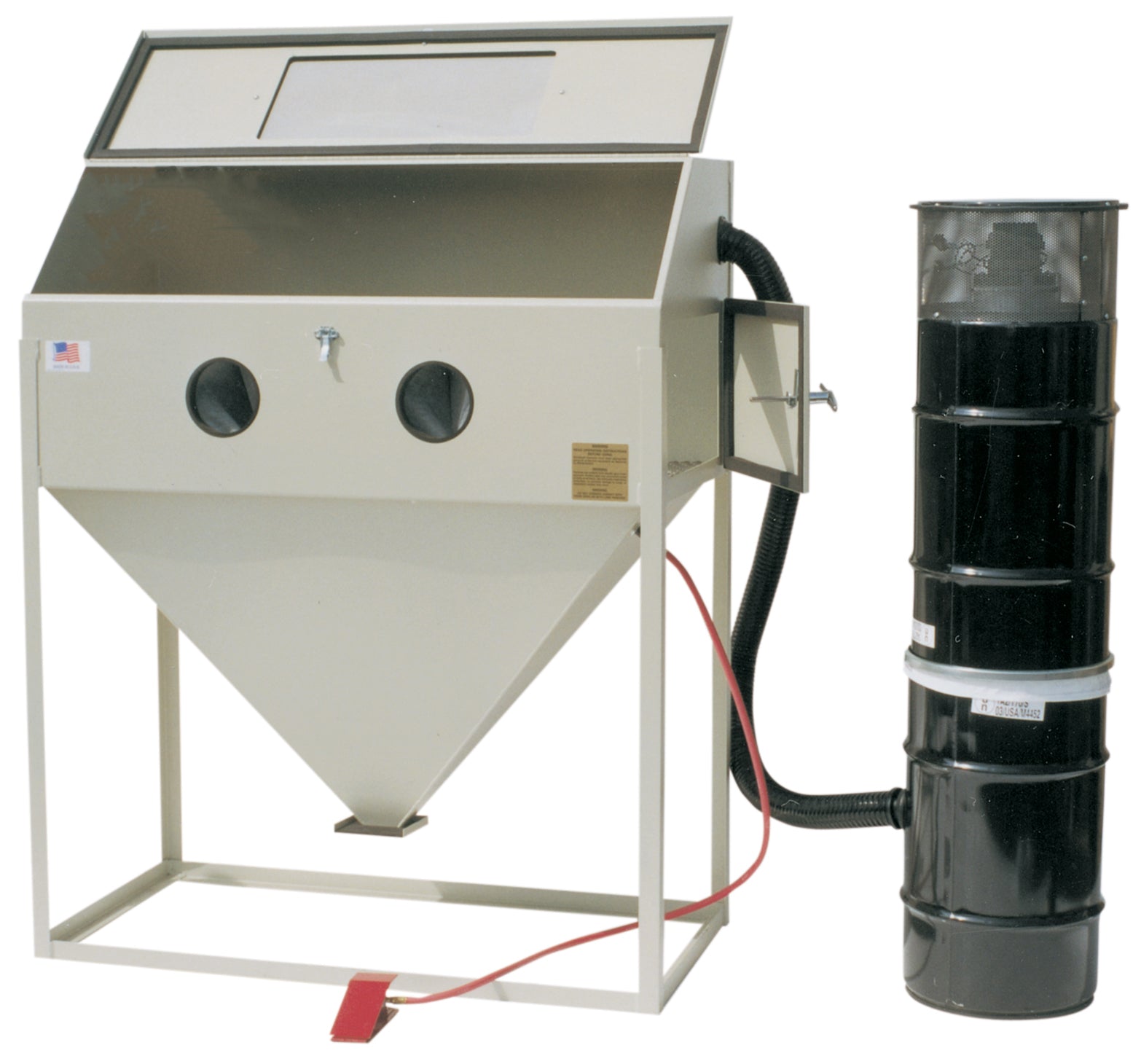ALC 40411- 48 inch Wide abrasive blast cabinet with LED light kit