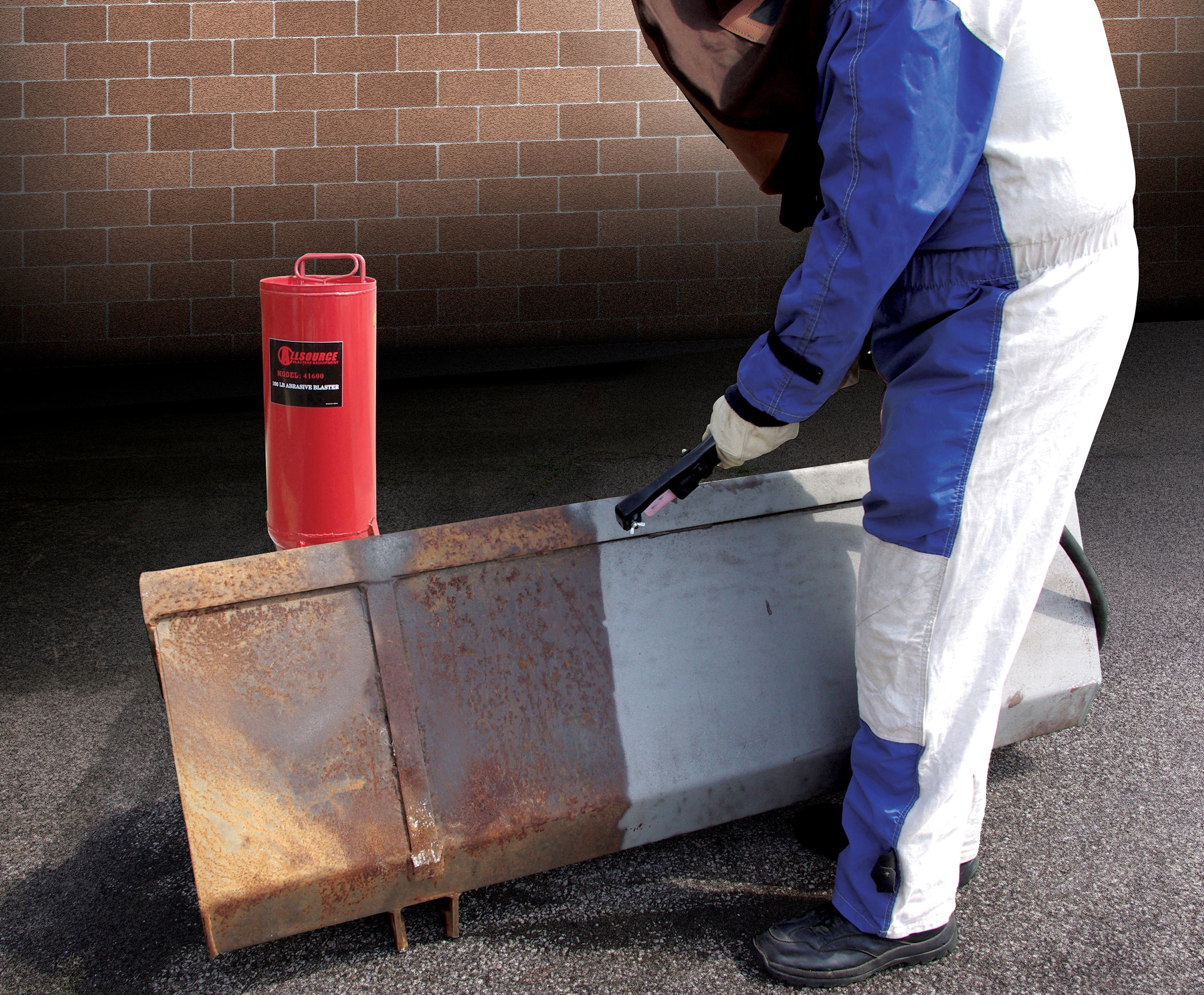 Allsource Blasters  - Allsource 100Lb. Portable Pressure Blaster  [sku: 41600]