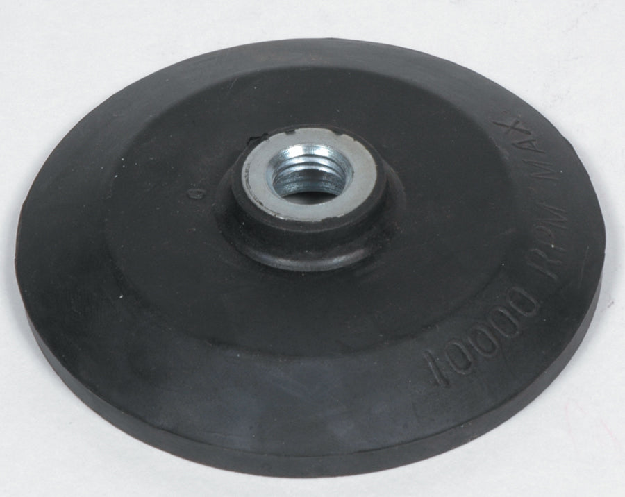 Keysco Rubber Backing Pad with Nut 7 inch diameter, 5,500 rpm